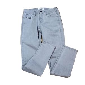 FRAME light gray skinny jeans
